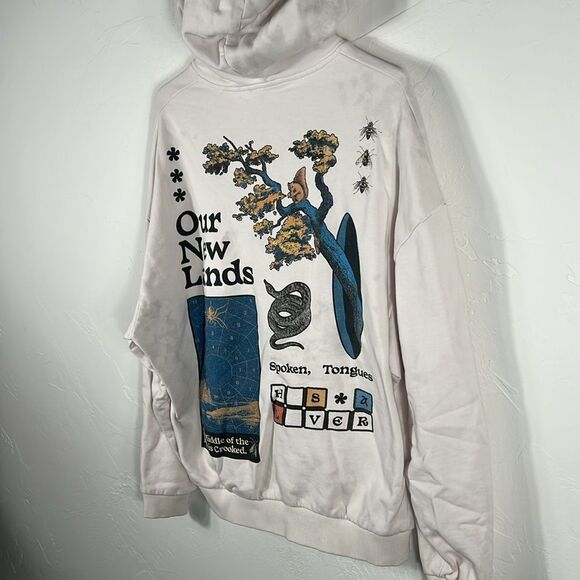 🔥🔥 CROOKED TONGUES Designer Graphic HOODIE SWEATSHIRT Unisex Size Medium - RAR - Picture 3 of 15